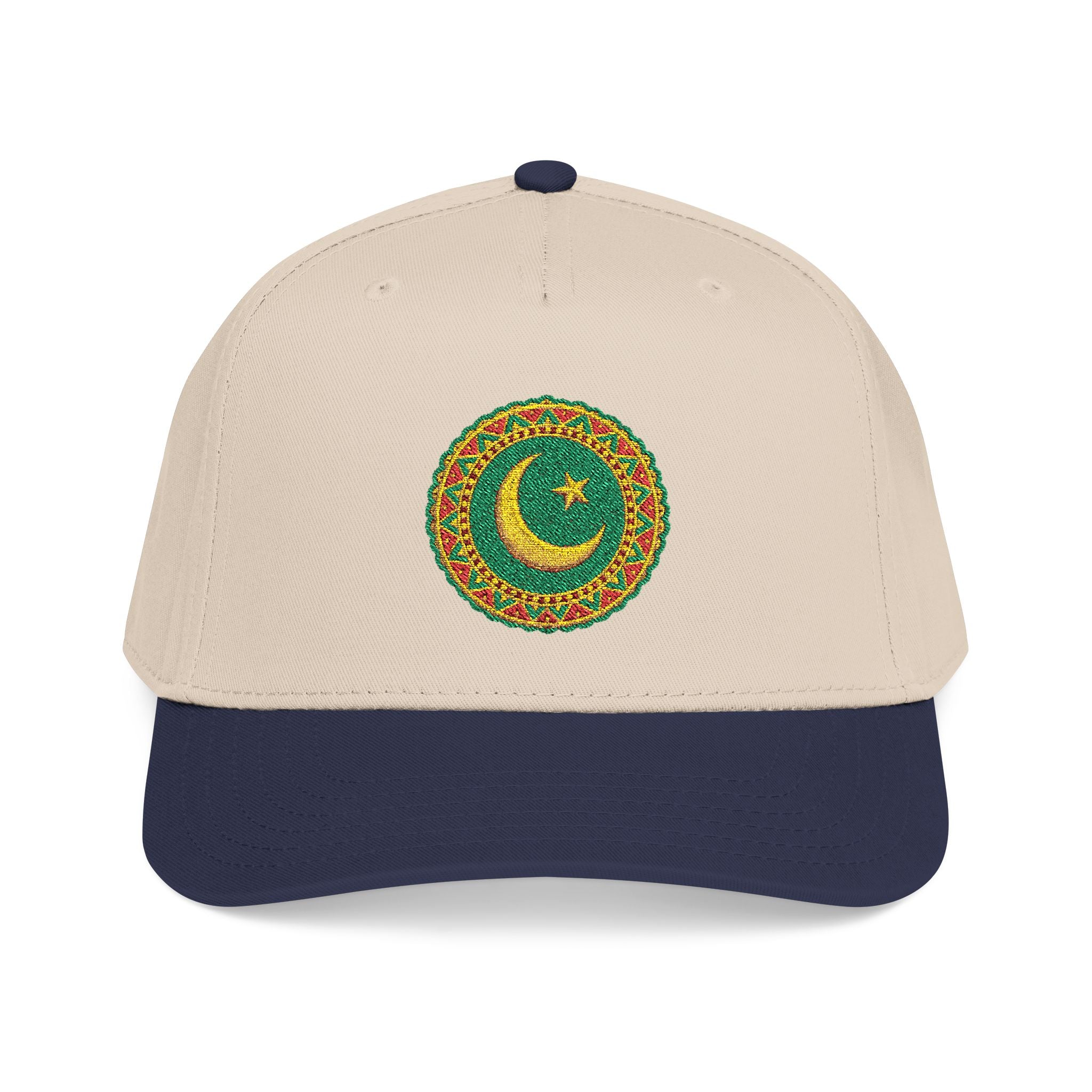 Pakistan Crescent Moon & Star Embroidered Baseball Cap