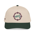 Pakistan Ajrak Baseball Cap — Embroidered Mid Profile Hat with Ajrak Motif