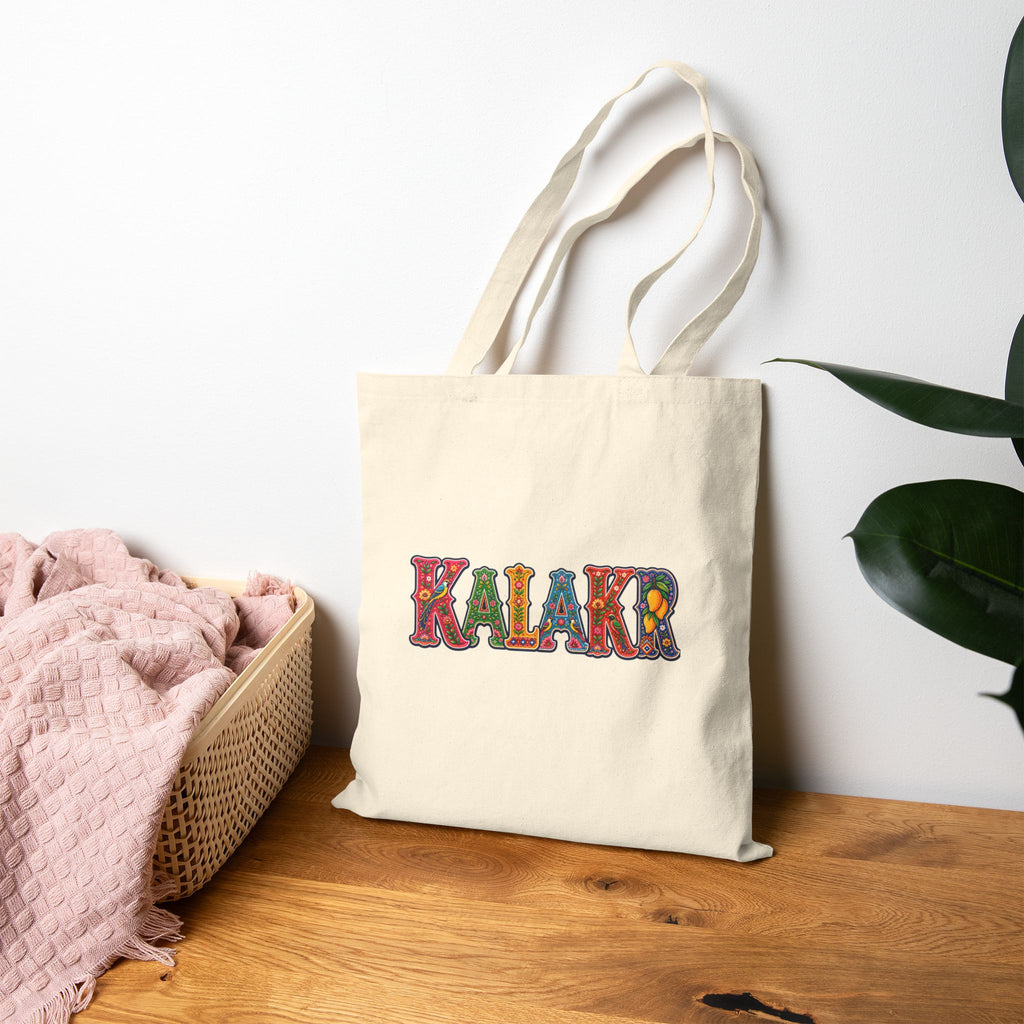 Mango Basket Cotton Canvas Tote