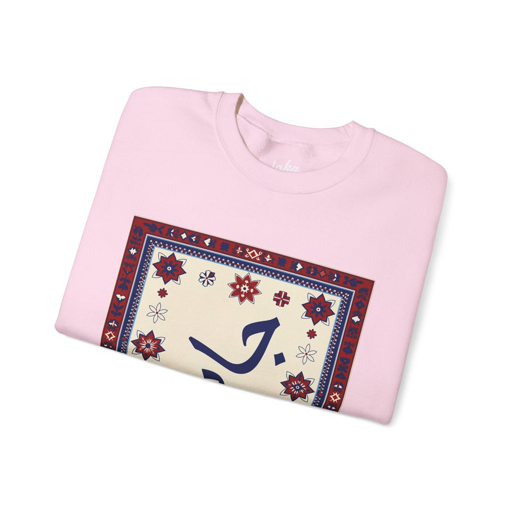Jaan in Ajrak Design Crewneck Sweatshirt