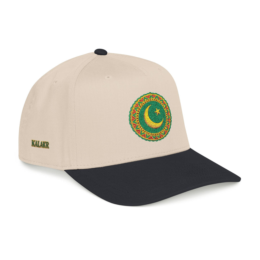 Pakistan Crescent Moon & Star Embroidered Baseball Cap