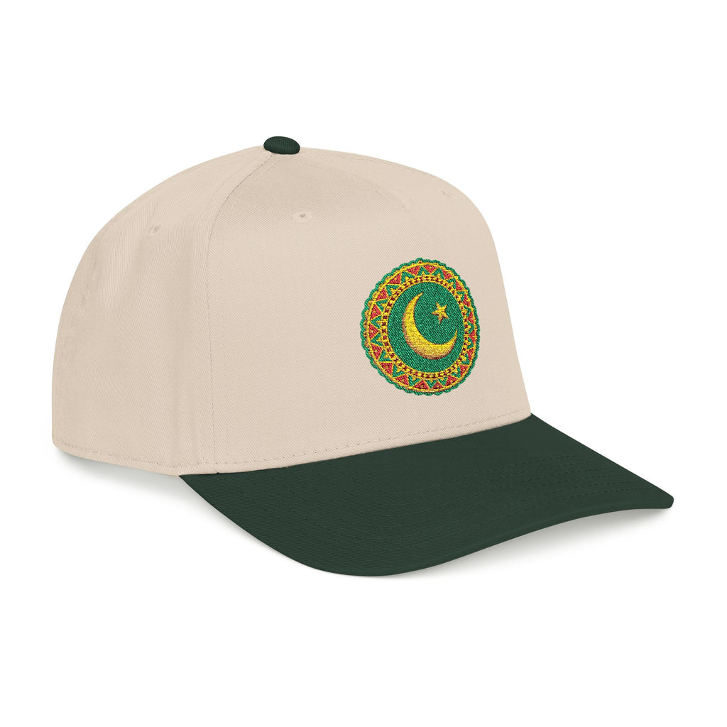 Pakistan Crescent Moon & Star Embroidered Baseball Cap