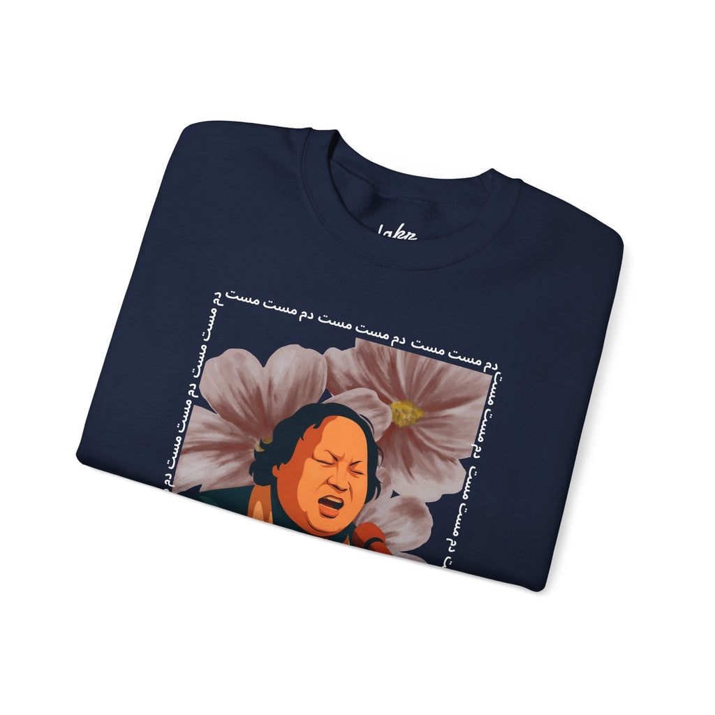 Dum Mast Mast — Qawwali Graphic - Crewneck Sweatshirt