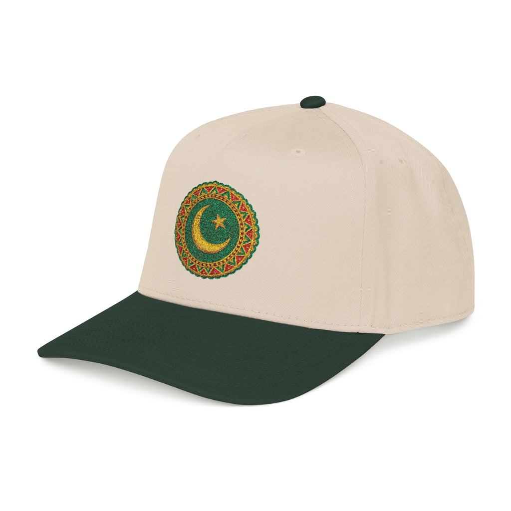 Pakistan Crescent Moon & Star Embroidered Baseball Cap