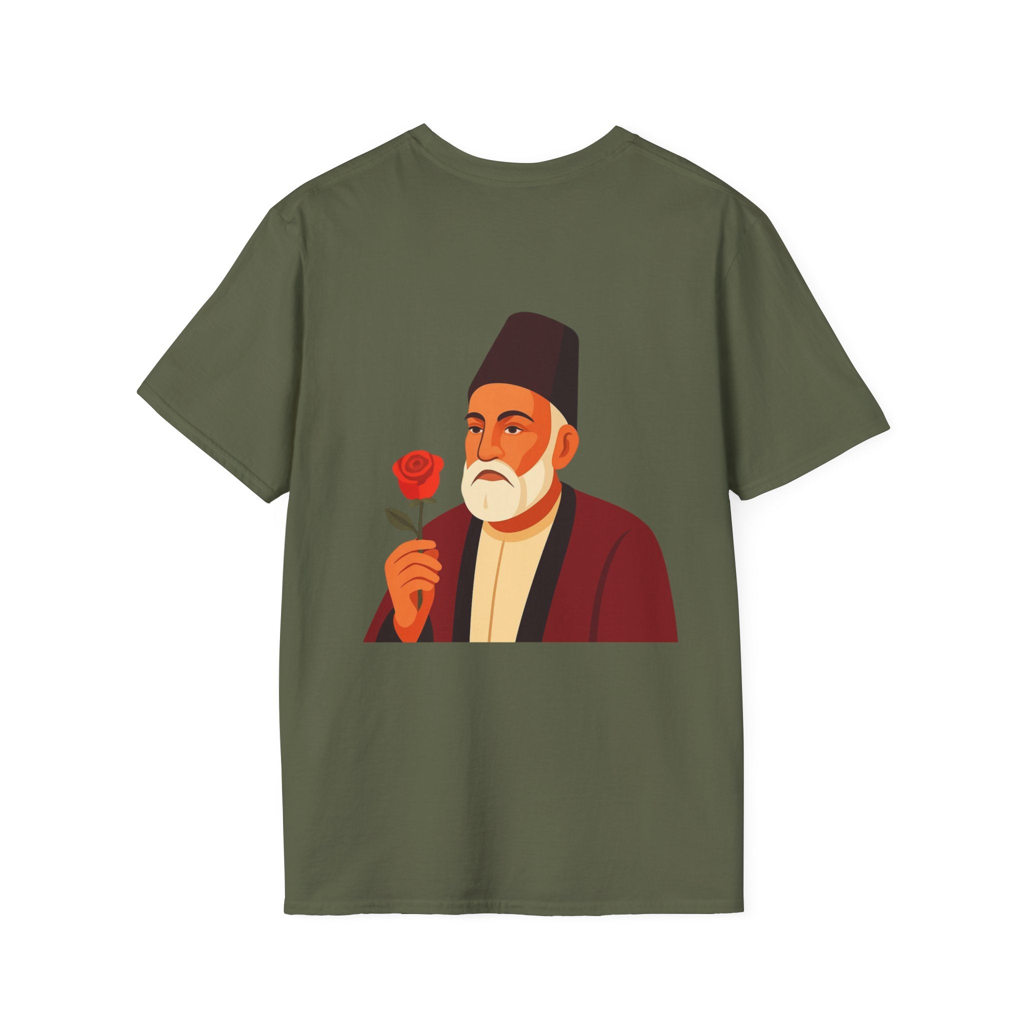 Yeh Ghulab Mehz App Ke Liye - Front & Back Graphic T-Shirt