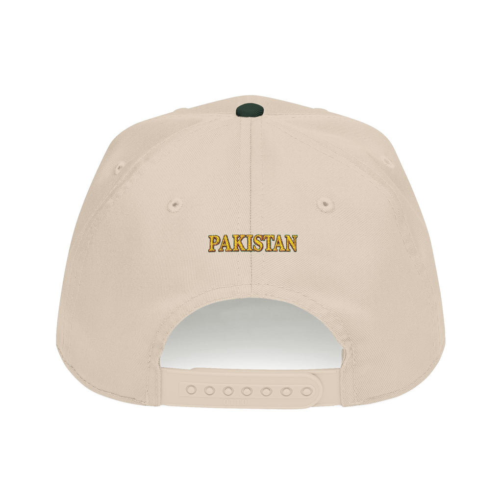 Pakistan Crescent Moon & Star Embroidered Baseball Cap