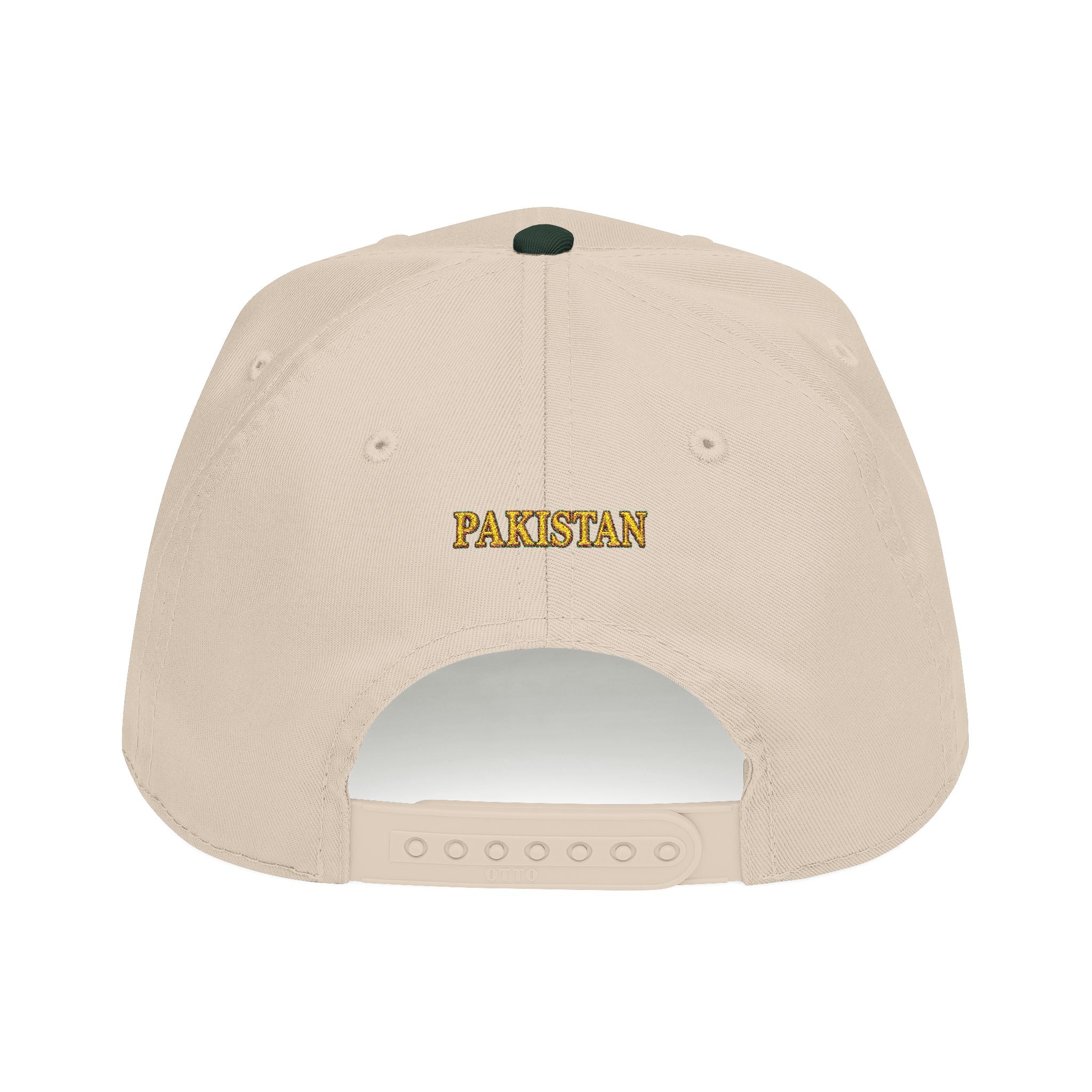 Pakistan Crescent Moon & Star Embroidered Baseball Cap