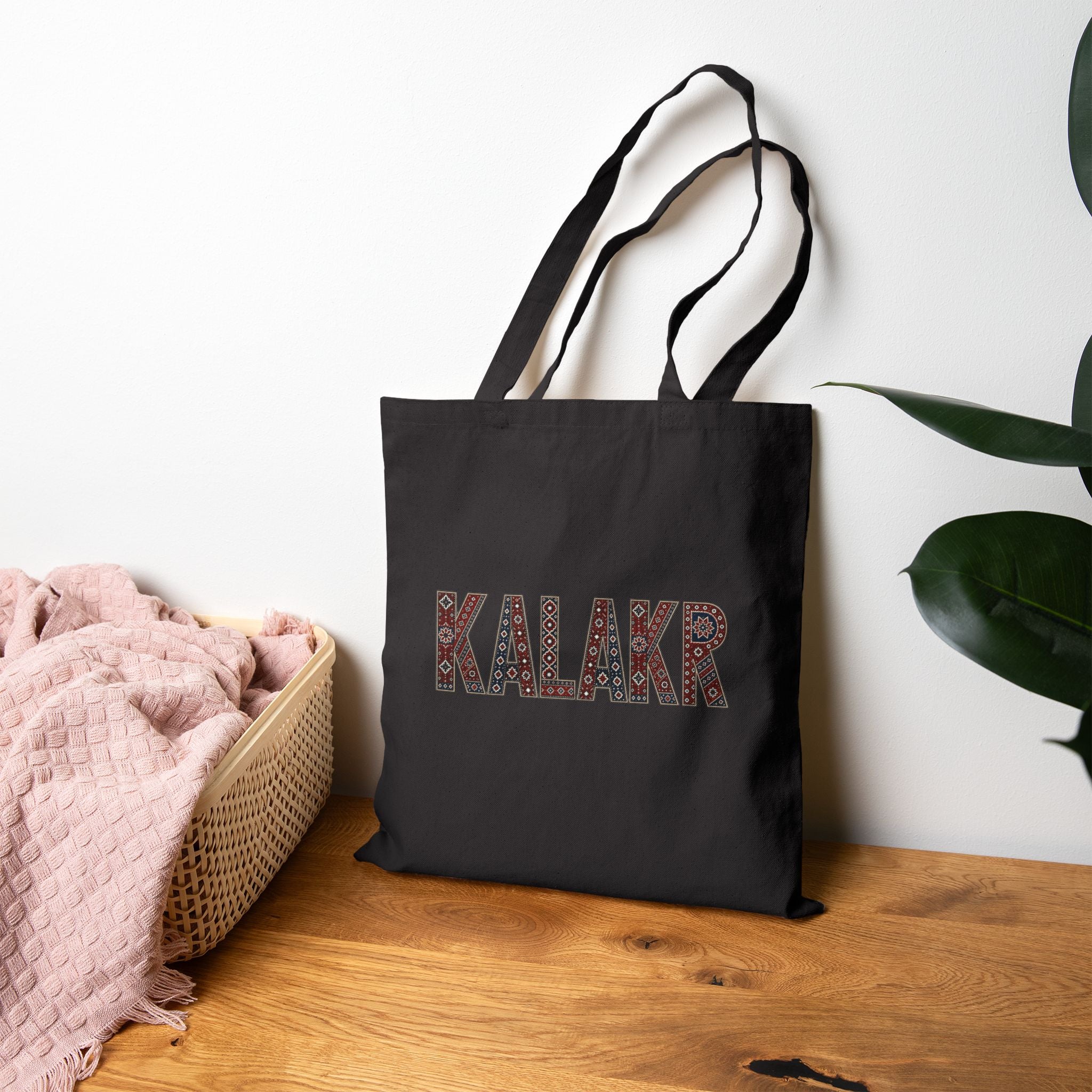 Badshahi Mosque Medallion Tote — Decorated Tanga Horse Canvas Tote