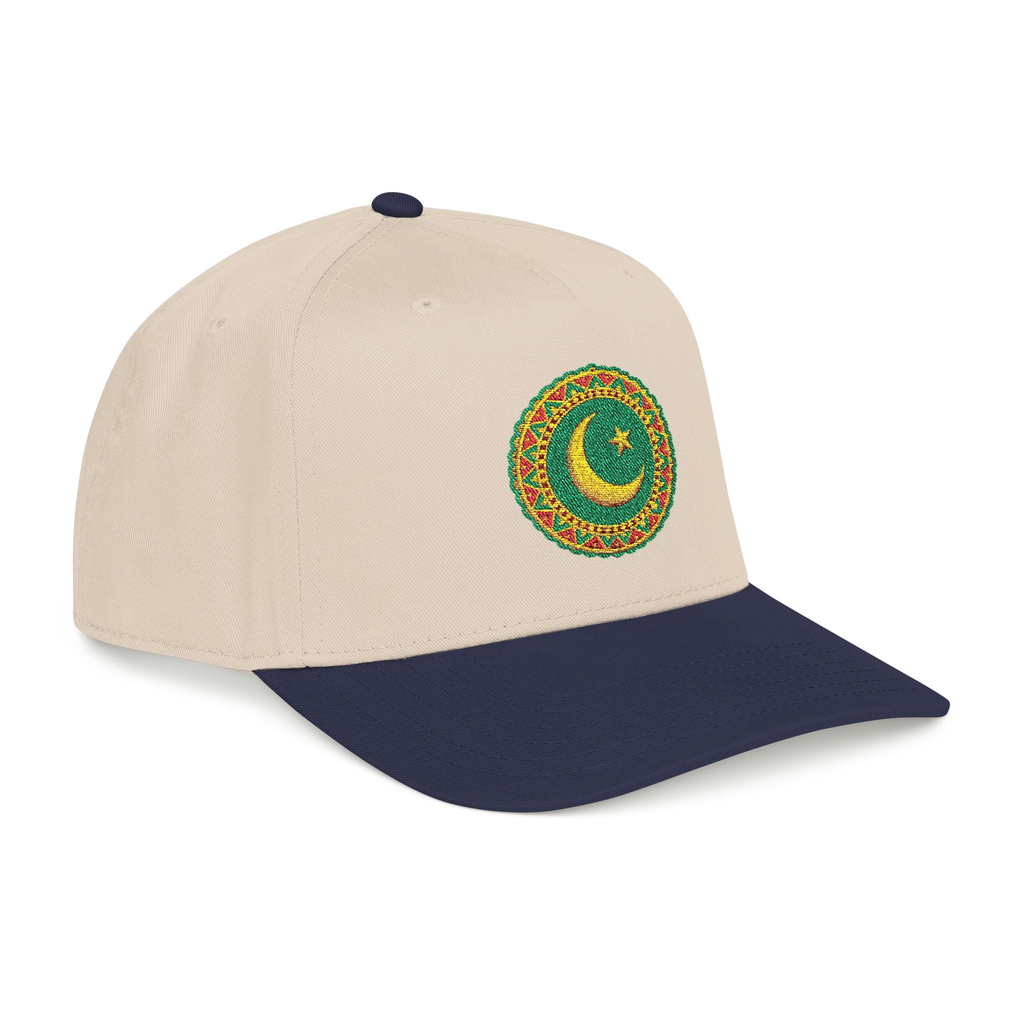 Pakistan Crescent Moon & Star Embroidered Baseball Cap