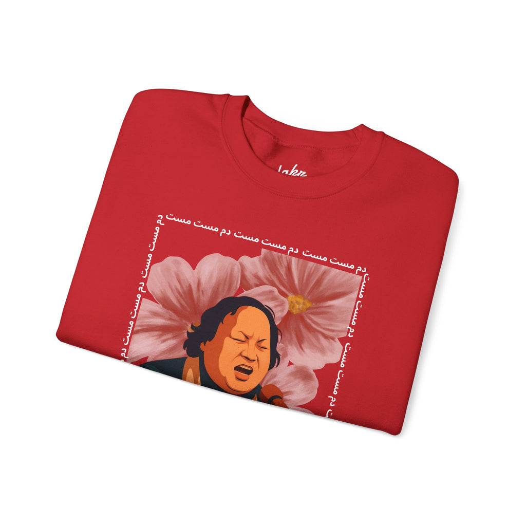 Dum Mast Mast — Qawwali Graphic - Crewneck Sweatshirt