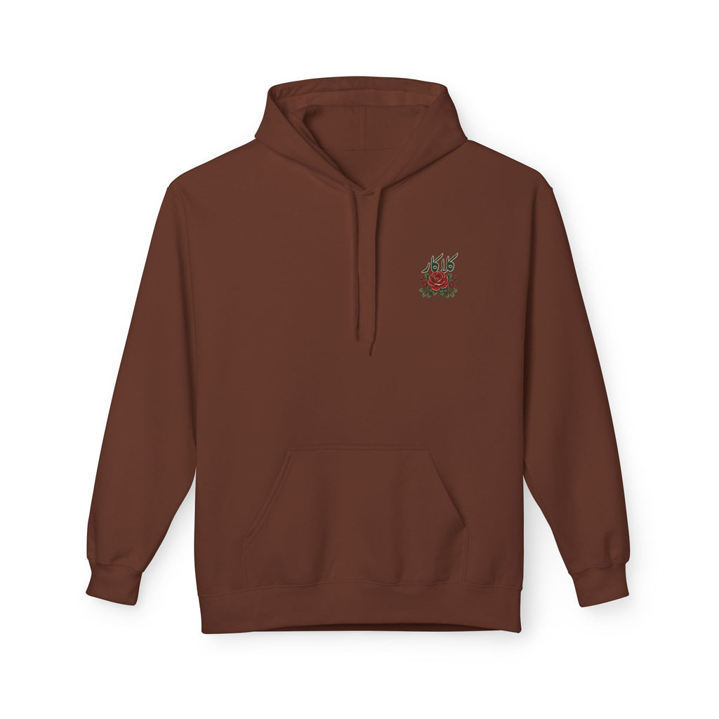 Pakistan Rose Graphic Hoodie — Floral Crescent & Star