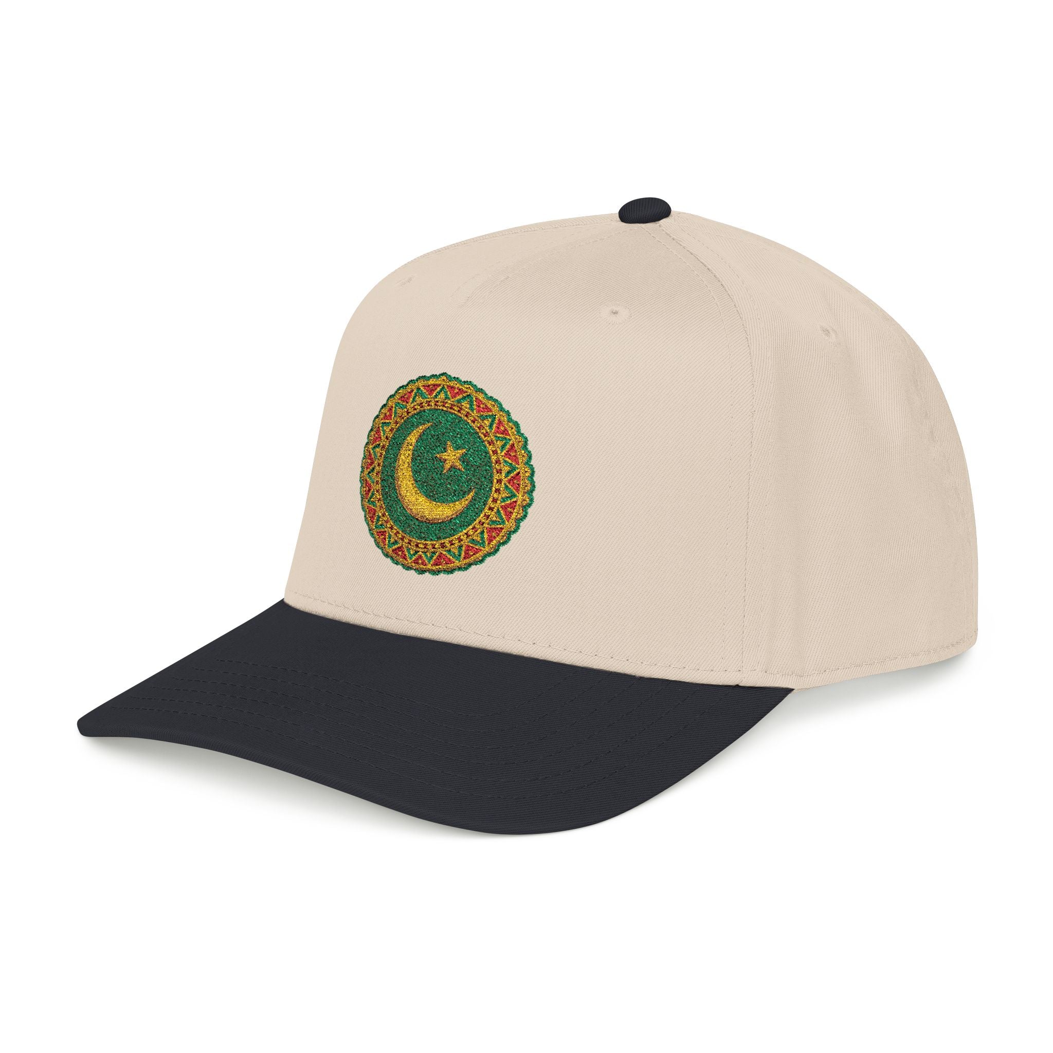 Pakistan Crescent Moon & Star Embroidered Baseball Cap