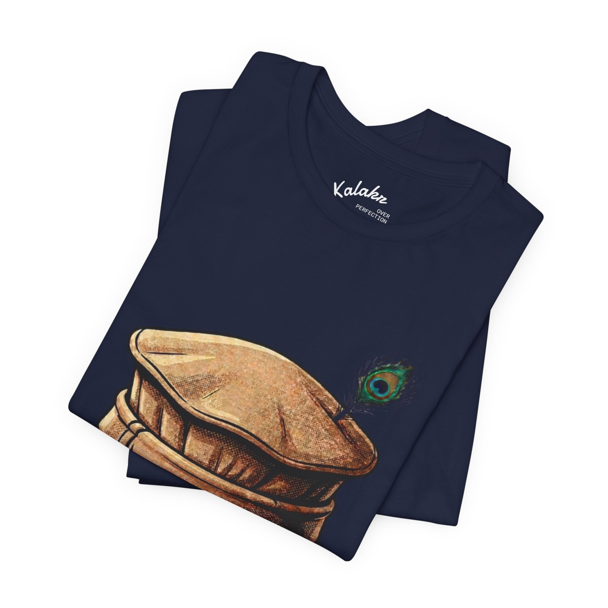 Khan Sahib Graphic Tee — Traditional Cap & Urdu Calligraphy T-Shirt
