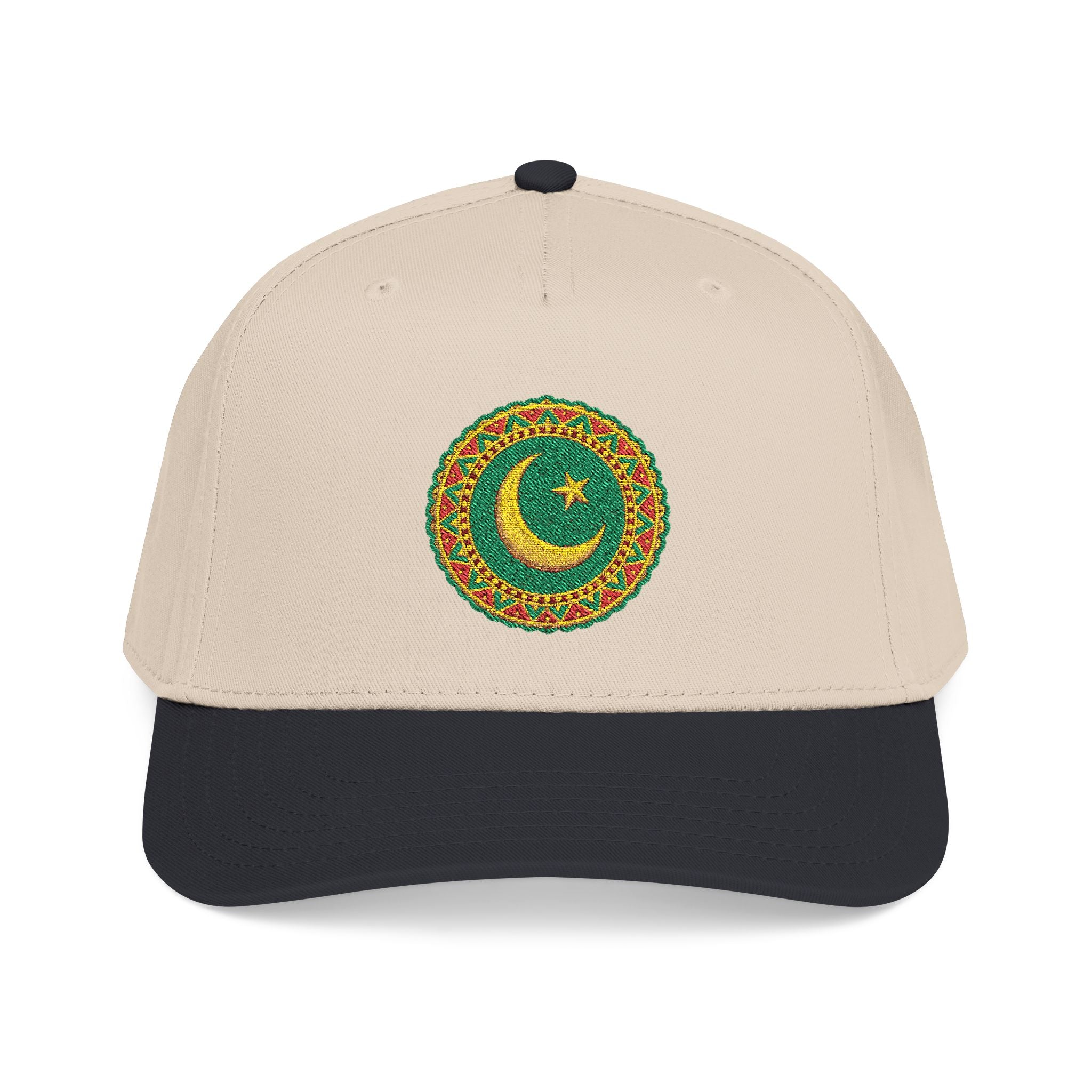 Pakistan Crescent Moon & Star Embroidered Baseball Cap
