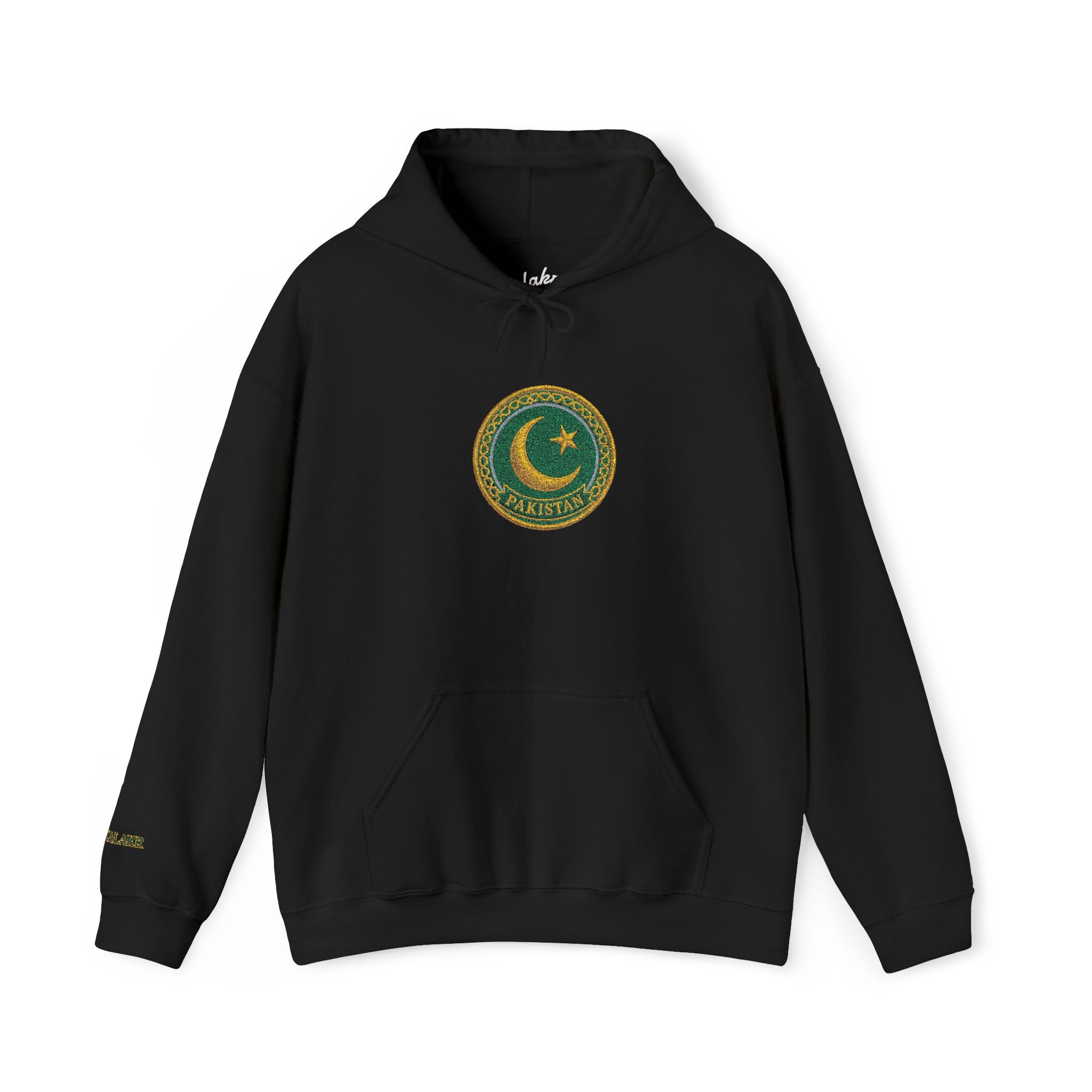 Pakistani Crescent Moon - Embroidered Hoodie