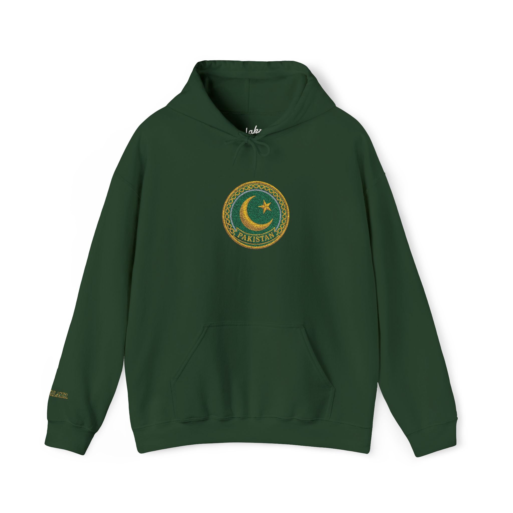 Pakistani Crescent Moon - Embroidered Hoodie