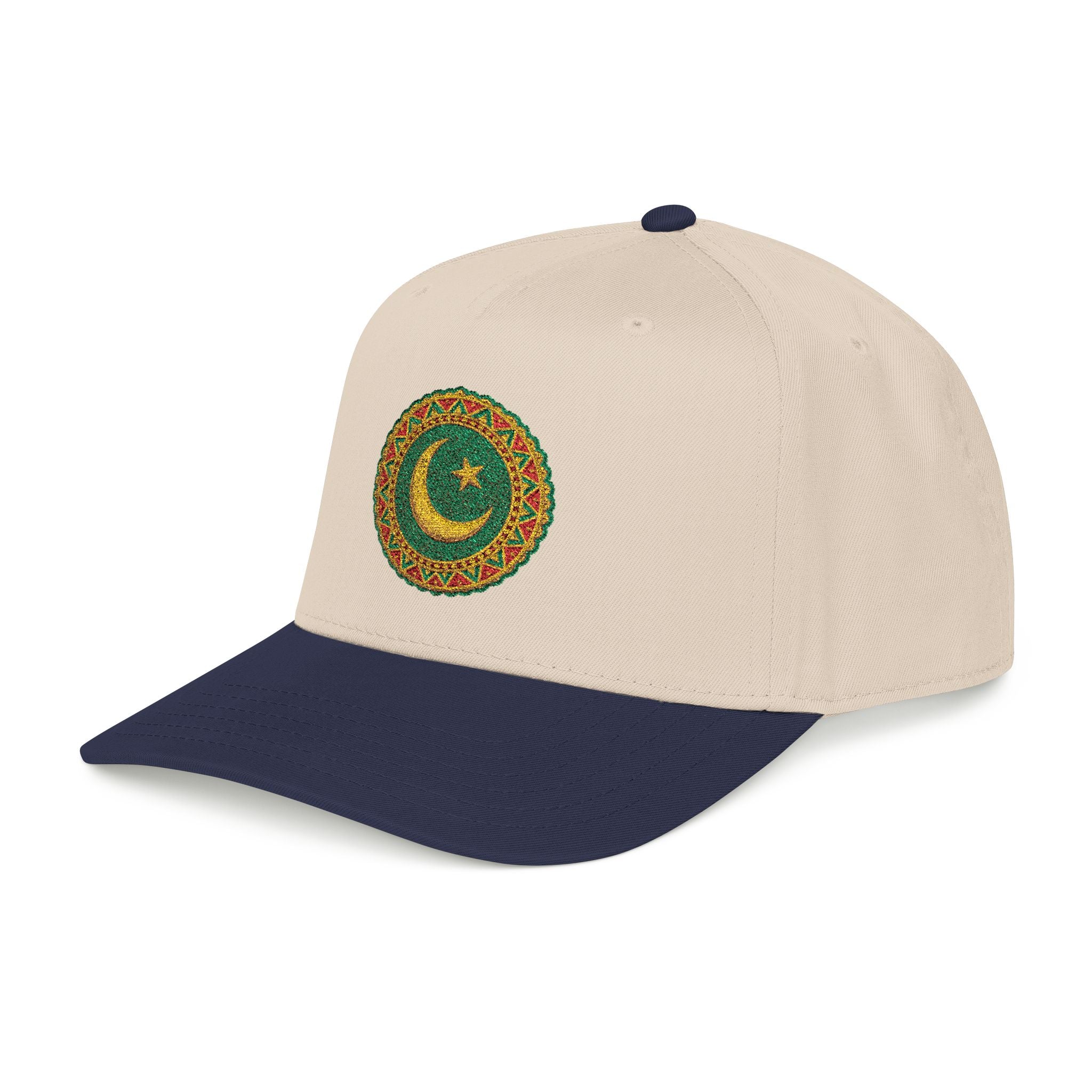 Pakistan Crescent Moon & Star Embroidered Baseball Cap
