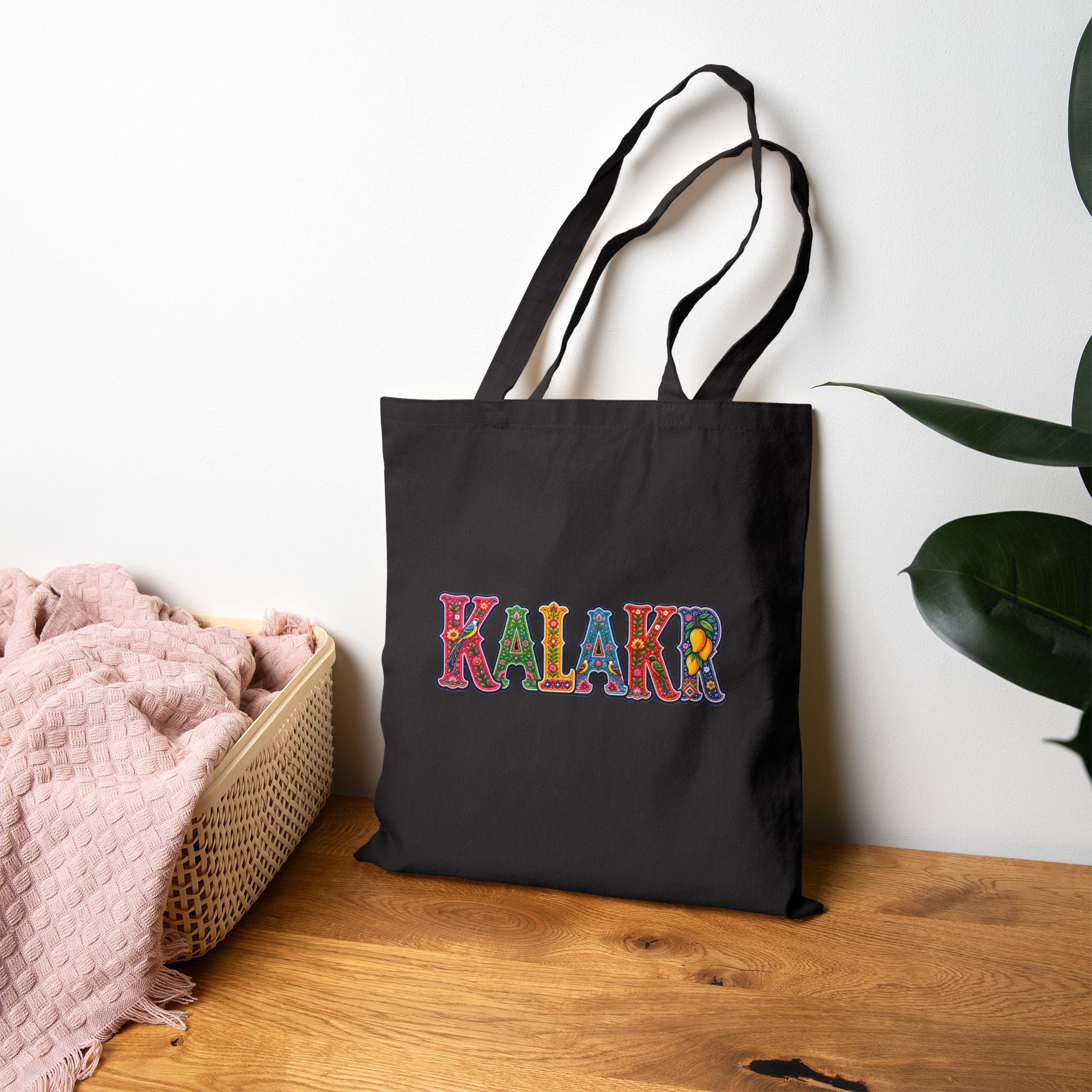 Mango Basket Cotton Canvas Tote