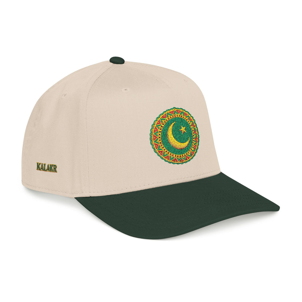 Pakistan Crescent Moon & Star Embroidered Baseball Cap