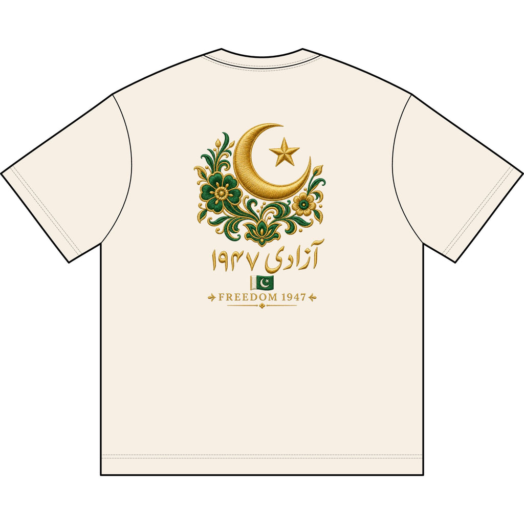 Pakistan Jashn-e-Azadi Oversize Graphic Tee — Unisex Independence Day T-Shirt