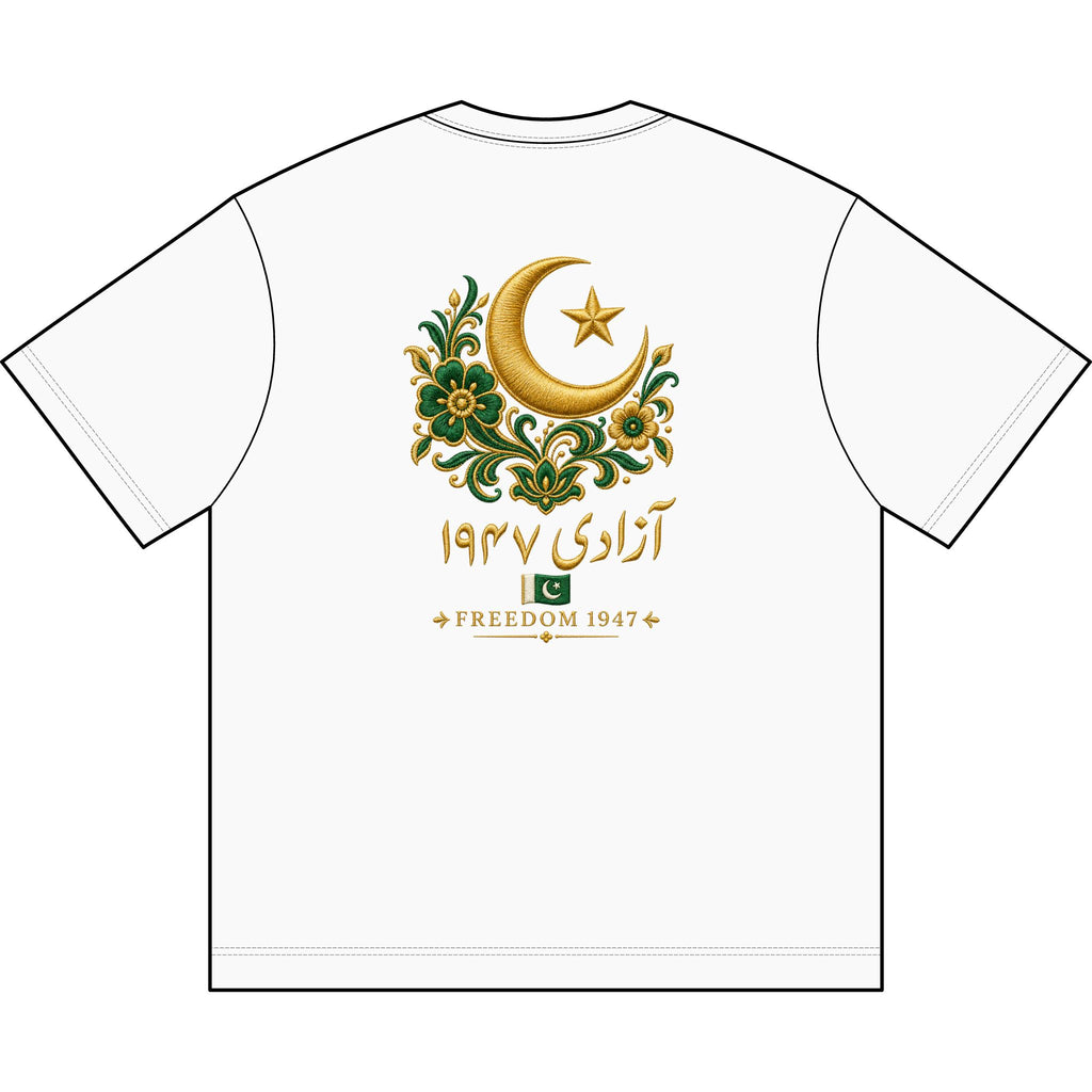 Pakistan Jashn-e-Azadi Oversize Graphic Tee — Unisex Independence Day T-Shirt
