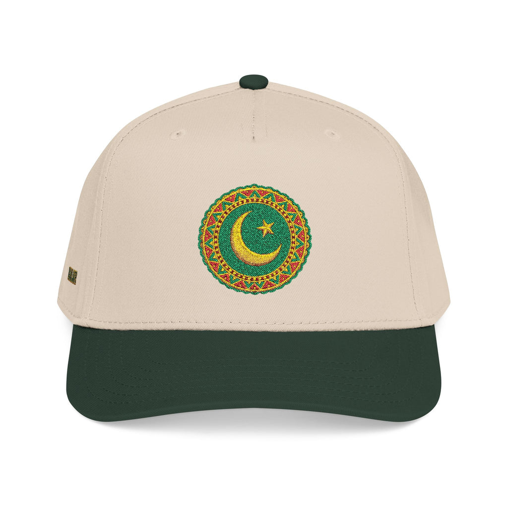 Pakistan Crescent Moon & Star Embroidered Baseball Cap