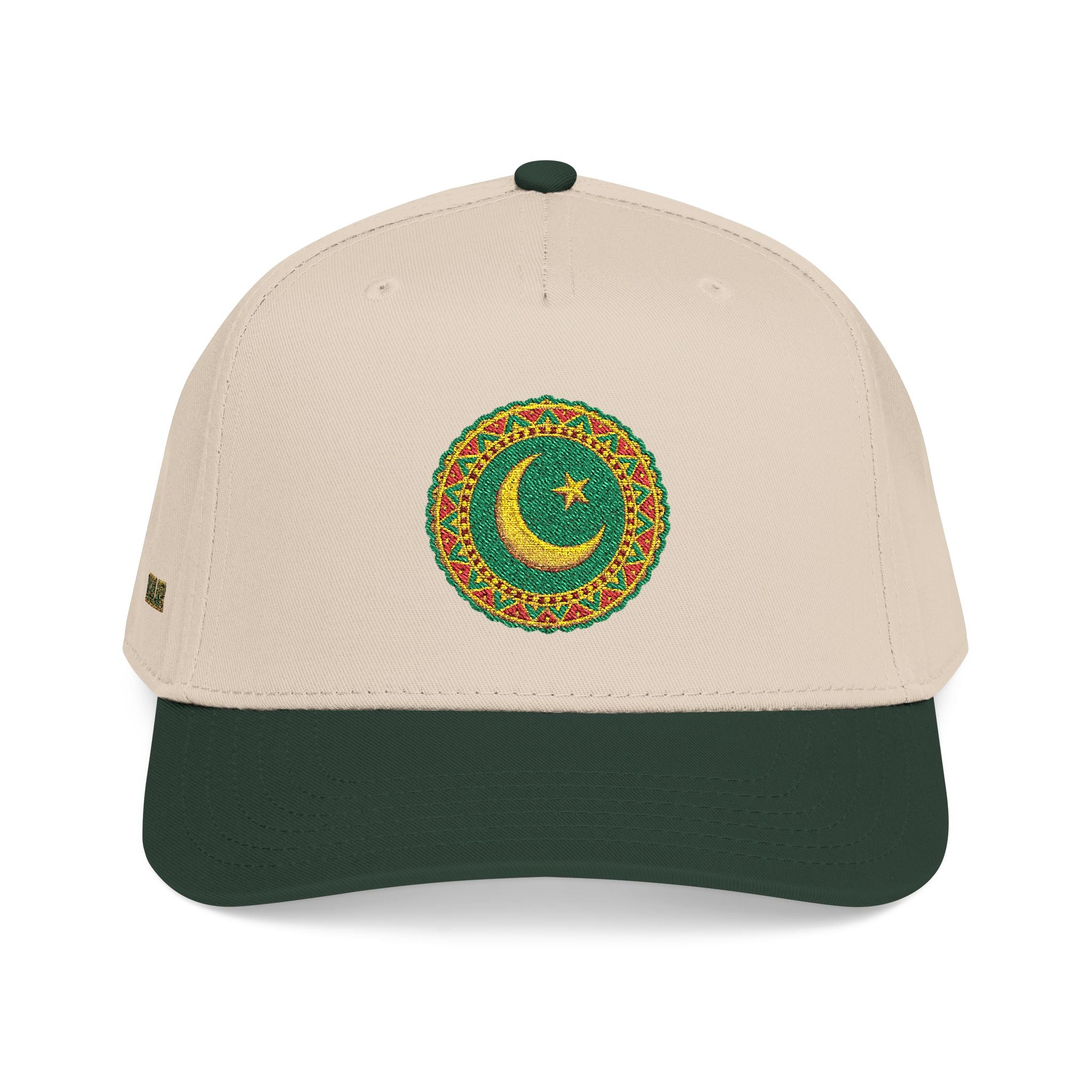 Pakistan Crescent Moon & Star Embroidered Baseball Cap
