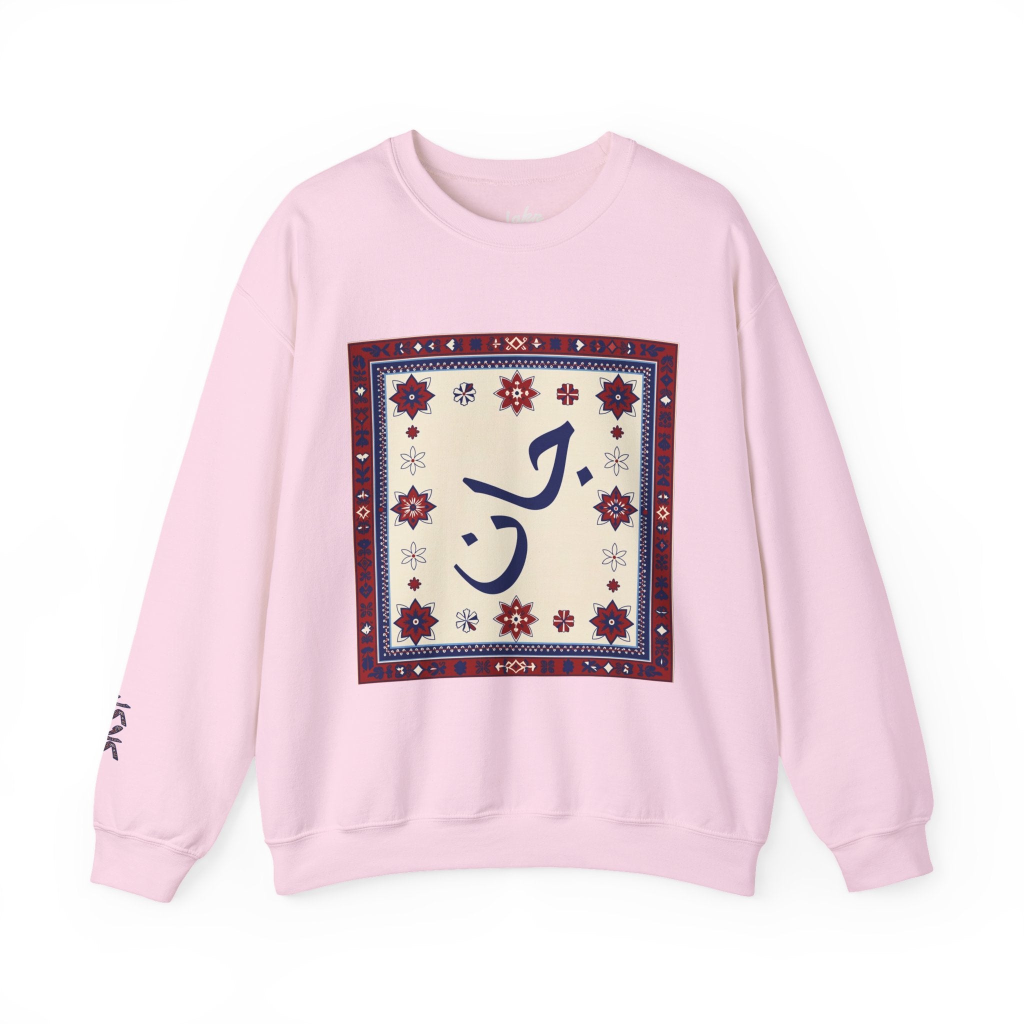 Jaan in Ajrak Design Crewneck Sweatshirt